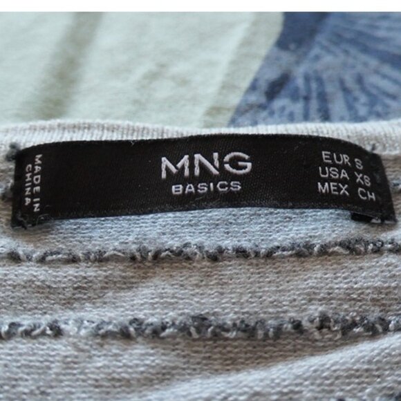 Grey sweater with black polka dots, Mango MNG, size XS - Picture 3 of 9